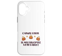 Le MAÏS SUCRÉ EST Mon LÉGUME PRÉFÉRÉ ! Meme d'halloween drôle Coque pour iPhone 16 Plus