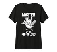 Le maître du Chat Ridicule en Forme d'oie T-Shirt Haut de Gamme