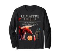 Le Maître du Jeu a Toujours un Coup d'Avance Humour Geek Manche Longue