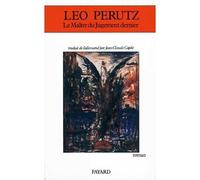 Le Maître du Jugement dernier - Leo Perutz - Fayard - broché - Livre