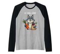 Le Mal AIMÉ Un Loup Qui Mange LEGUMES pour Avoir des Amis Manche Raglan