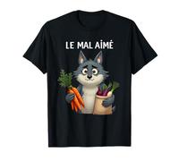 Le Mal AIMÉ Un Loup Qui Mange LEGUMES pour Avoir des Amis T-Shirt
