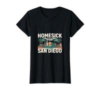 Le Mal du Pays pour San Diego Vibes T-Shirt Graphique avec Valeur