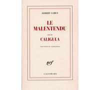 Le Malentendu / Caligula (suivi de) Caligula - Albert Camus - Gallimard - broché - Roman