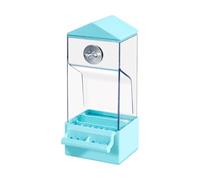 Le Mangeur Automatique Du Perroquet Aide À Réduire Les Déchets, 8,5x7,5 X 21 Cm, Mangeoire D'aliments À Oiseaux Clôturés, Distributeur De Nourriture Pour Oiseaux, Facile À Remplir, Adapté Aux Perroque