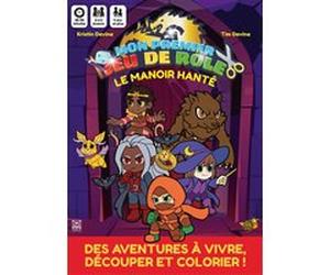 Le Manoir hanté, mon premier jeu de rôle, une aventure à colorier Kristin Devine (Auteur), Tim Devine (Auteur), XaR623 (Illustration)
