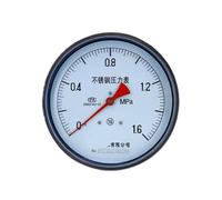 Le manomètre axial infini en acier inoxydable Y-150BF/Z présente une résistance à la corrosion à haute température et une précision de niveau 1,6.(0-0.16MPa(1.6kg))