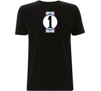 Le Mans 66 Inspired T Shirt GT40 Ken Number 1 Miles Racing Movie no 1 GT Black Manches Courtes(X-Large)