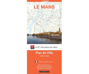 Le Mans, Sarthe - Plan de ville | Blay Foldex