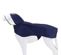 Le Manteau de Pluie porté par Le Chien， Imperméable for Chien Golden Retriever en Nylon Vêtements de Pluie à Capuche for Petits et Grands Chiens(Blue,XS)