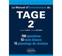 Le Manuel d’Entraînement du Tage 2® - Joachim Pinto - Ellipses - broché - Scolaire / Universitaire