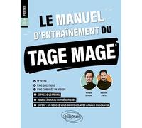 Le Manuel d’Entraînement du TAGE MAGE: 12 tests, 1100 questions, 1100 corrigés en vidéos