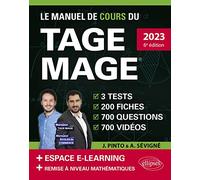 Le manuel de cours du TAGE MAGE: 3 tests, 200 fiches, 700 questions, 700 vidéos