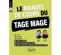 Le Manuel de Cours du TAGE MAGE 3 tests blancs + 200 fiches de cours + 700 questions + 900 vidéos 2025 - Joachim Pinto - Ellipses - broché - Scolaire / Universitaire
