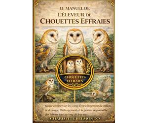 LE MANUEL DE L'ÉLEVEUR DE CHOUETTES DES EFFRESSES: Guide complet sur les soins, l'enrichissement du milieu, le dressage, l'hébergement et la gestion responsable des hiboux tout au long de leur vie