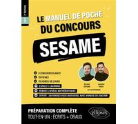 Le Manuel de POCHE du concours SESAME 60 fiches, 60 vidéos de cours, 6 tests, 500 questions + corrigés en vidéo 2025 - Joachim Pinto - Ellipses - broché - Scolaire / Universitaire