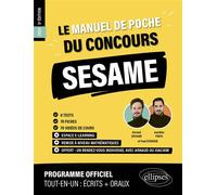 Le Manuel de POCHE du concours SESAME (écrits + oraux) 2024 - Paul Evensen - Ellipses - broché - Scolaire / Universitaire