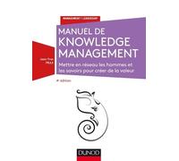 Le Manuel Du Knowledge Management - Mettre En Réseau Les Hommes Et Les Savoirs Pour Créer De La Valeur