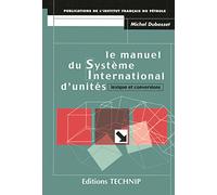 Le Manuel du Système International d'unités