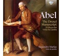 Abel – Le Manuscrit de Drexel – 27 pièces pour viole de gambe solo – CD – Edel