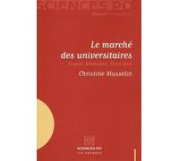 Le marché des universitaires: France, Allemagne, Etats-Unis