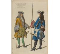 Le marechal de Tallard et Monsieur de Laubanie au camp devant Landau novembre 1703. D'ap[rès] une estampe du temps. (1869) Affiche imprimée par Raphaël Jacquemin (45,7 x 61 cm)