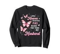 Le Mari est Mon Ange Gardien au Paradis pour Les Femmes du Memorial Day Sweatshirt