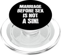 Le Mariage Avant Le Sexe n'est Pas Un péché drôle catholique PopSockets PopGrip pour MagSafe