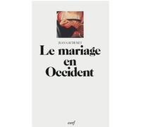 Le mariage en occident Jean Gaudemet (Auteur)