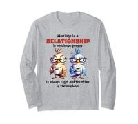 Le Mariage est Une Relation dans laquelle Une Personne a Toujours Raison Manche Longue