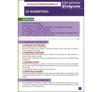 Le marketing Efficacite professionnelle - Collectif - Studyrama Eds - broché - Etude