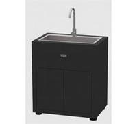 LE MARQUIER Accessoire plancha MC80PEVE13 Meuble avec evier integre noir Noir G