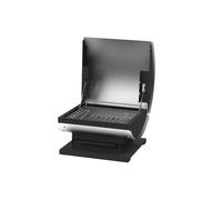 Le Marquier Barbecue charbon inox et acier Le Marquier L40 Duo - 49 x 49 x 35 cm - BFL40D