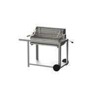 Barbecue Irissarry Inox V2 + chariot + tournebroche - Le Marquier