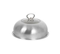 LE MARQUIER-Cloche pour barbecue en inox et en verre - diamètre40 cm
