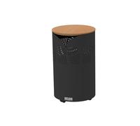 Le Marquier – Coffre à granulés Rond Essentiel – Couvercle bambou – 30 kg