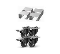 Kit Roues Pour Meuble De Cuisine D'extérieur Le Marquier Noir