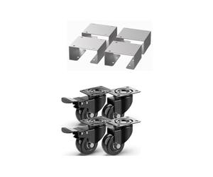 LE MARQUIER Kit Roues Meubles De Cuisine