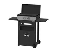 Plancha Original gaz 260 Duo sur chariot -