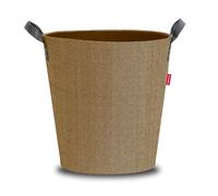 LE MARQUIER - Panier A Bûches Et A Granules Dama Rond Sable