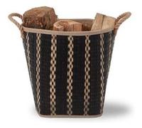 LE MARQUIER - Panier Osier Tresse Rond Bicolore G