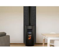 Le Marquier Plaque de protection murale pour poêle en acier design - 80 x 120 cm - PQM8AVE13