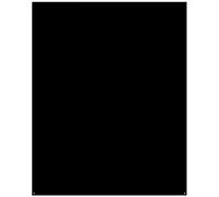 LE MARQUIER Plaque de Sol Rectangle Noire L80 H100 en Acier Peint pour Poêle à Bois et Granulés