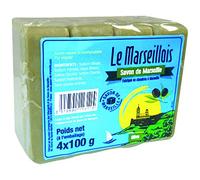 Le marseillois Savonnette de Marseille Olive 4X100G