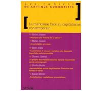 Le Marxisme Face Au Capitalisme Contemporain