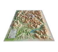 3DMAP - Le Massif Des Ecrins - Carte 3D