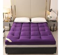 Le matelas à rebond élevé réduit la charge corporelle - Confort de sommeil luxueux - Respirant - Doux et confortable - Facile à utiliser - Matelas pliable moelleux - Matelas pliable (foncé