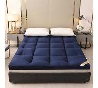 Le matelas à rebond élevé réduit la charge corporelle - Confort de sommeil luxueux - Respirant - Doux et confortable - Facile à utiliser - Matelas pliable moelleux - Matelas pliable (foncé