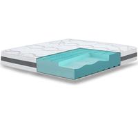 Le matelas double White Stone 140x195 Carbon, Antibactérien, Antiacarien, Antiallergique. | Hauteur 16 cm | Fabriqué en Italie