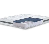 Le matelas White Stone 90x195 en mousse à mémoire de forme, anti-bactérien, anti-acarien, anti-allergique. | Hauteur 22 cm | Fabriqué en Italie
